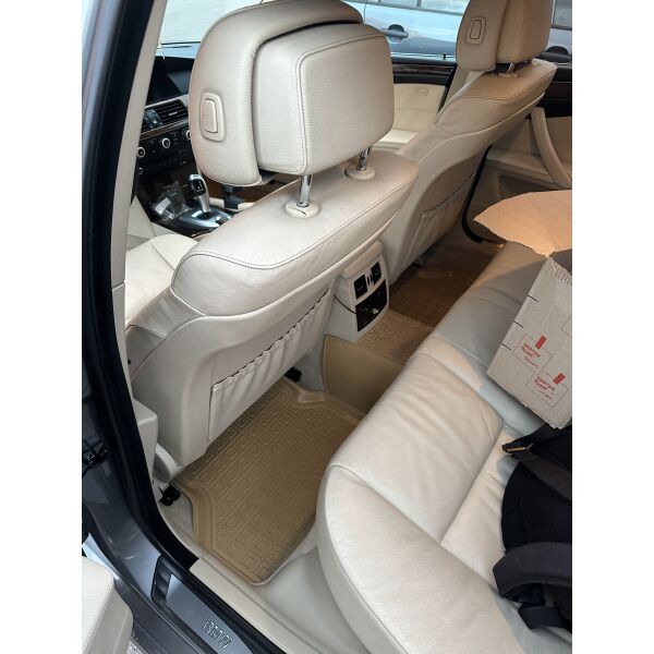 Автомобильные коврики в салон BMW 5 (E60) 2003-2010 бежевые (AVTO-Gumm)