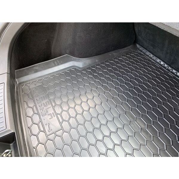 Автомобильный коврик в багажник Tesla Model S 2012- (Avto-Gumm)