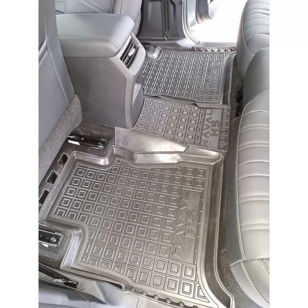 Килимки в салон Haval H5 2024- гумові, чорні (AVTO-Gumm)