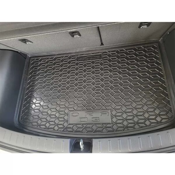 Килимок в багажник Haval ORA 03 2023- гумовий, чорний (AVTO-Gumm)
