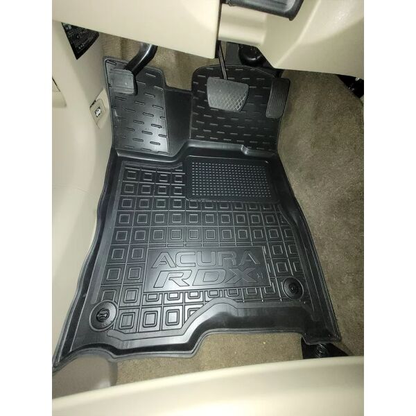 Коврик водительский Acura RDX 2014-2017 резиновый, чёрный (AVTO-Gumm)