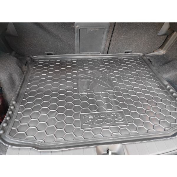 Автомобільний килимок в багажник Peugeot 4008 2012- (Avto-Gumm)
