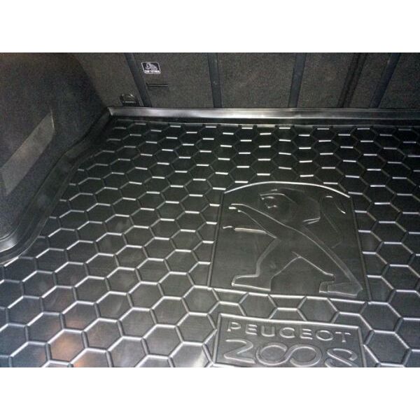 Автомобильный коврик в багажник Peugeot 2008 2014- (Avto-Gumm)