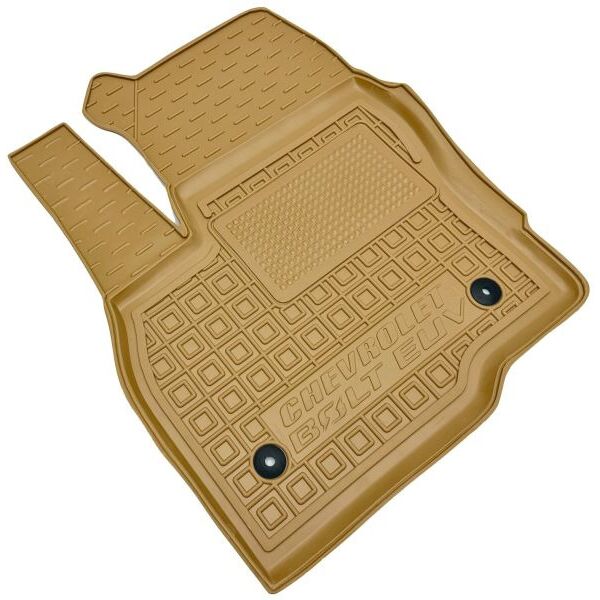 Автомобильные коврики в салон Chevrolet Bolt EUV 2022- бежевые (AVTO-Gumm)