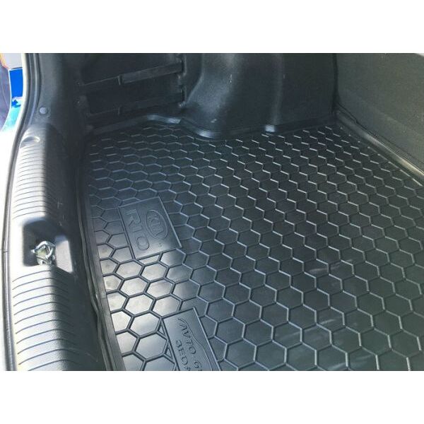 Автомобільний килимок в багажник Kia Rio 2011- Sedan (Avto-Gumm)