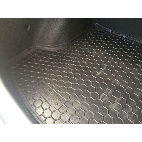 Автомобильный коврик в багажник Nissan Sentra 2015- (Avto-Gumm)