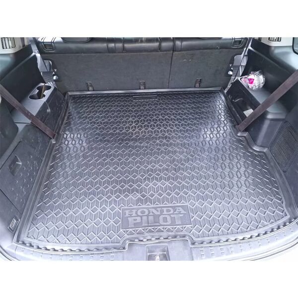 Килимок в багажник Honda Pilot 2008-2015 гумовий, чорний (AVTO-Gumm)