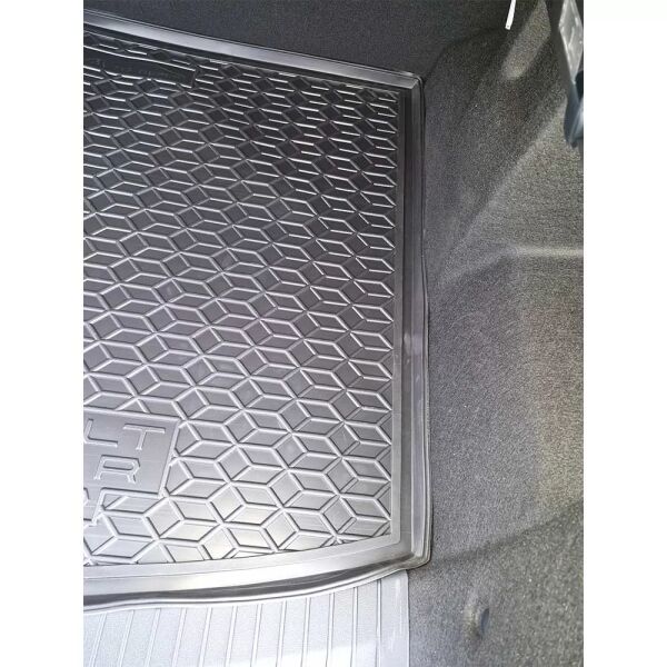 Коврик в багажник Renault Duster 2025- 2WD/4WD (МКПП), высокий пол резиновый, чёрный (AVTO-Gumm)