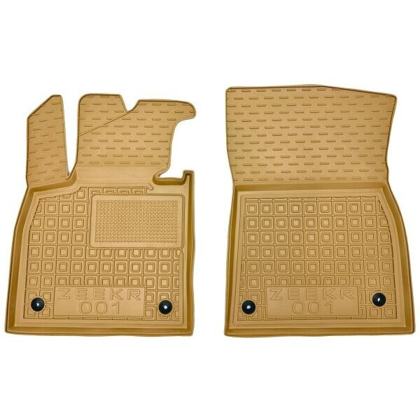 Автомобильные коврики в салон Zeekr 001 2022- бежевые (AVTO-Gumm)