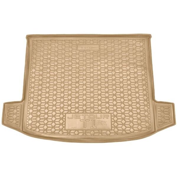 Автомобильный коврик в багажник Jetour T1 2025- бежевый (AVTO-Gumm)