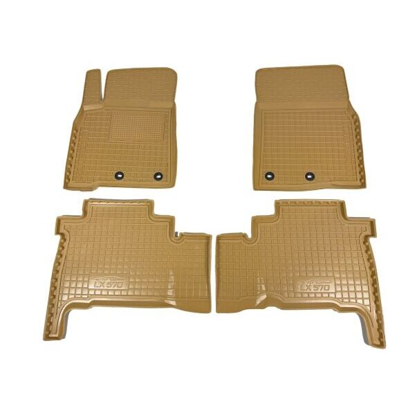 Автомобильные коврики в салон Lexus LX 570 2012- бежевые (AVTO-Gumm)