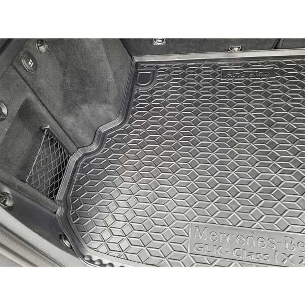 Килимок в багажник Mercedes GLK (X204) 2008-2015 гумовий, чорний (AVTO-Gumm)