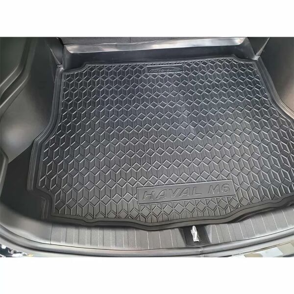 Килимок в багажник Haval M6 2023- гумовий, чорний (AVTO-Gumm)