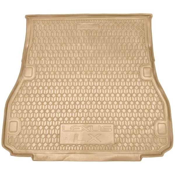 Автомобильный коврик в багажник Lexus LX 2025- бежевый (AVTO-Gumm)