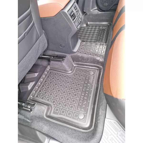 Коврики в салон Subaru Forester 6 2025- гибрид резиновые, чёрные (AVTO-Gumm)