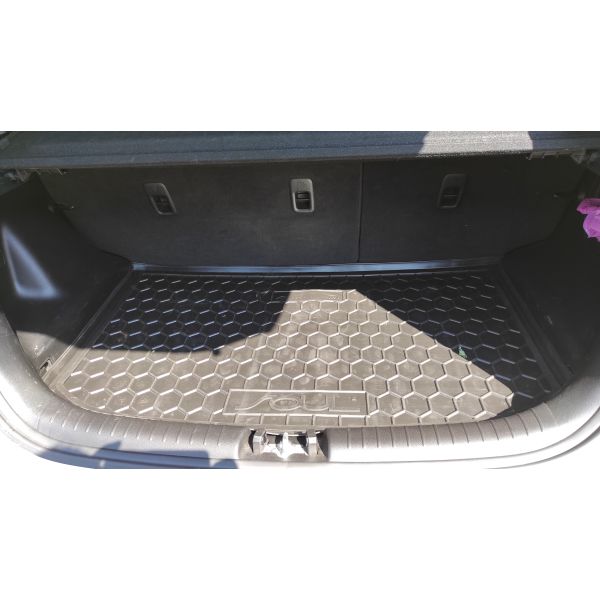 Автомобильный коврик в багажник Kia Soul 2014- (верхний) (Avto-Gumm)