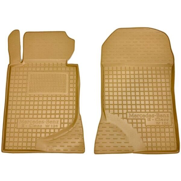 Автомобильные коврики в салон Mercedes E (W124) 1984- бежевые (AVTO-Gumm)