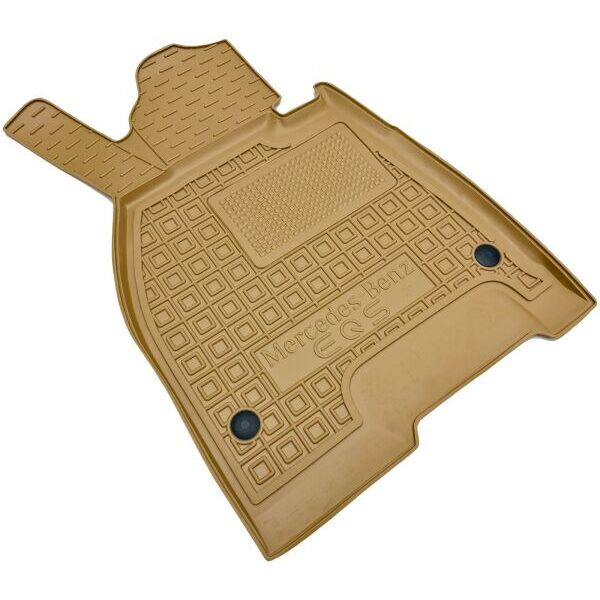 Автомобильные коврики в салон Mercedes EQS (V297) 2021- бежевые (AVTO-Gumm)