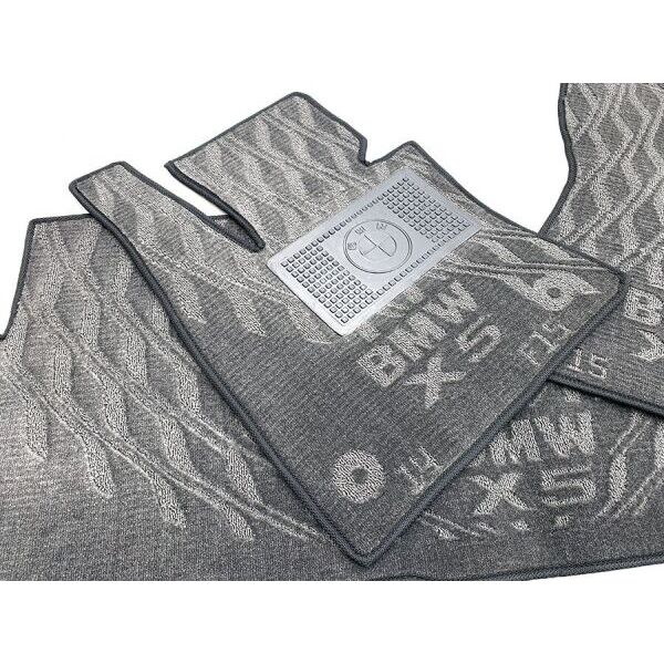 Текстильні килимки в салон BMW X5 (F15) 2013- (V) серые AVTO-Tex