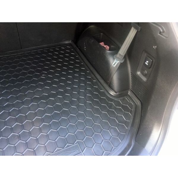 Автомобільний килимок в багажник Hyundai Santa Fe (DM) 2012- 7 мест (Avto-Gumm)