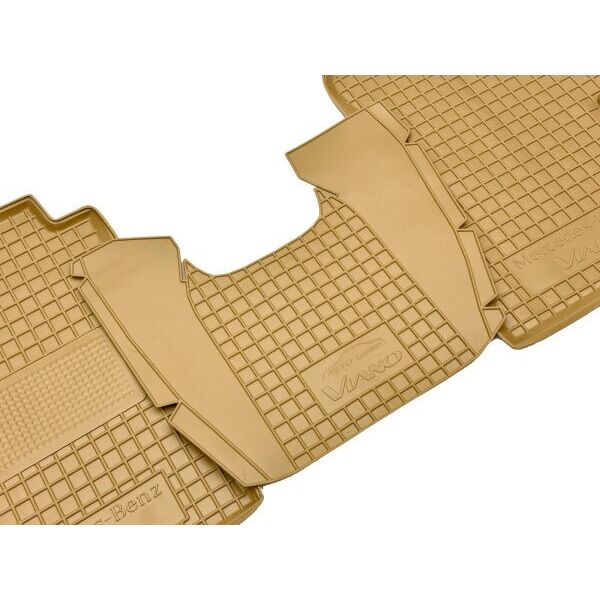 Автомобильные коврики в салон Mercedes Vito/Viano (W639) 2003- бежевые (AVTO-Gumm)