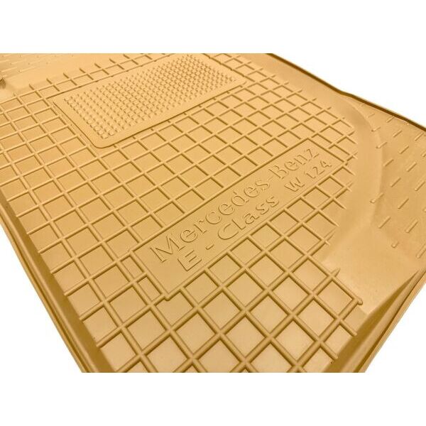 Автомобильные коврики в салон Mercedes E (W124) 1984- бежевые (AVTO-Gumm)