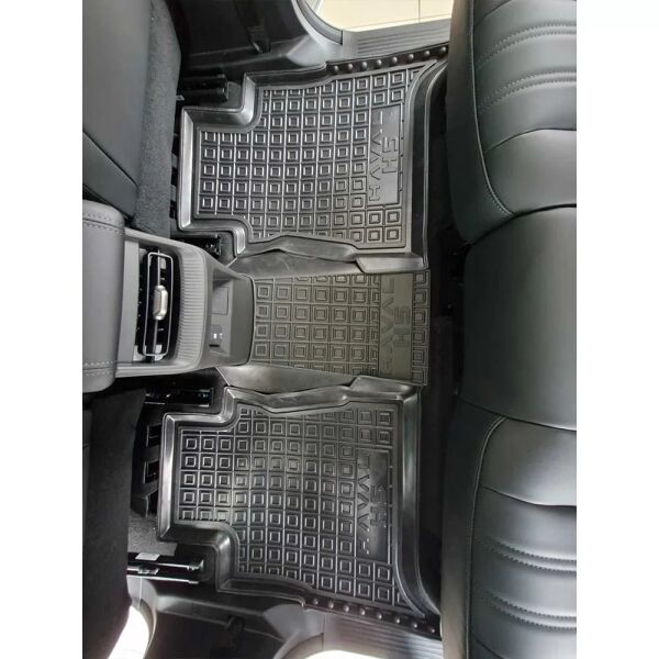 Килимки в салон Haval H5 2024- гумові, чорні (AVTO-Gumm)