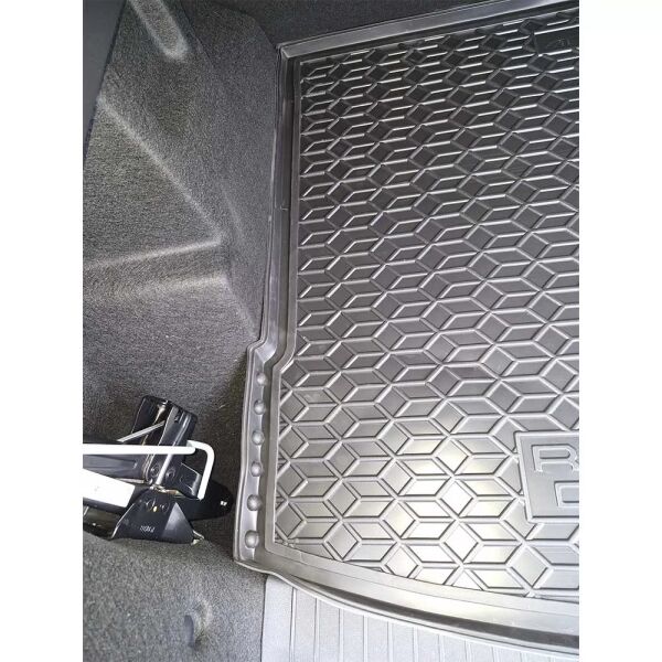 Коврик в багажник Renault Duster 2025- 2WD/4WD (МКПП), высокий пол резиновый, чёрный (AVTO-Gumm)