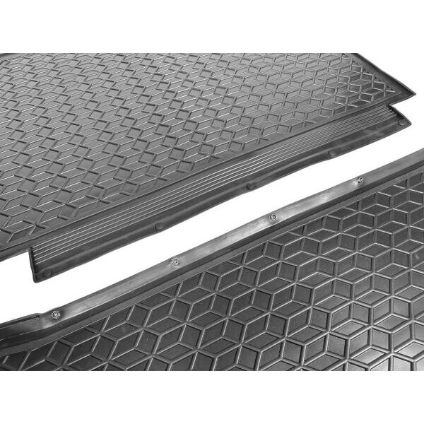 Автомобильный коврик в багажник Rivian R1S 2022- (задний) (AVTO-Gumm)