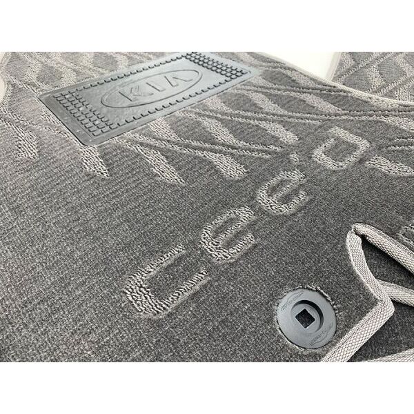 Текстильні килимки в салон Kia Ceed 2006-2012 (V) серые AVTO-Tex