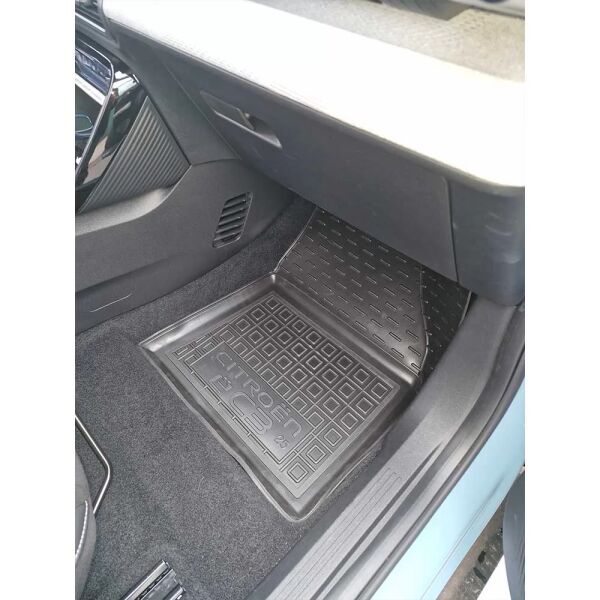 Коврики в салон Citroen e-C3 2025- резиновые, чёрные (AVTO-Gumm)
