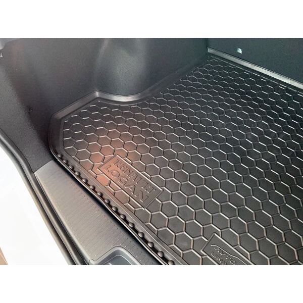 Автомобильный коврик в багажник Renault Logan 2013- MCV (Avto-Gumm)