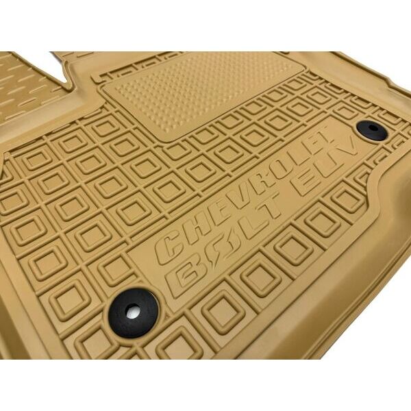 Автомобильные коврики в салон Chevrolet Bolt EUV 2022- бежевые (AVTO-Gumm)