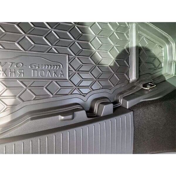 Автомобильный коврик в багажник Nissan X-Trail (T33) 2022- (5 мест) нижняя полка (AVTO-Gumm)