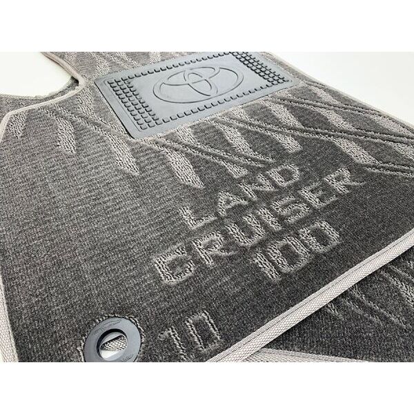 Текстильні килимки в салон Toyota Land Cruiser 100 1998- (V) серые AVTO-Tex