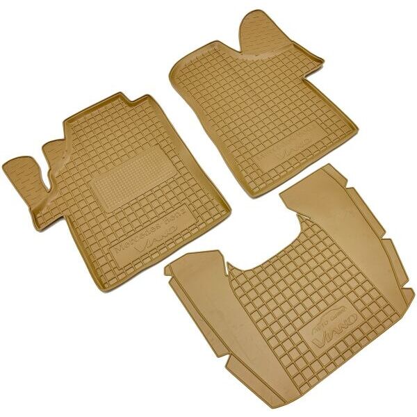 Автомобильные коврики в салон Mercedes Vito/Viano (W639) 2003- бежевые (AVTO-Gumm)
