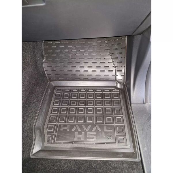 Килимки в салон Haval H5 2024- гумові, чорні (AVTO-Gumm)