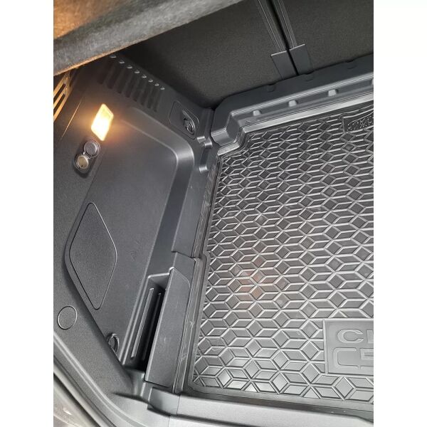Коврик в багажник Citroen C5 Aircross 2022- нижняя полка резиновый, чёрный (AVTO-Gumm)