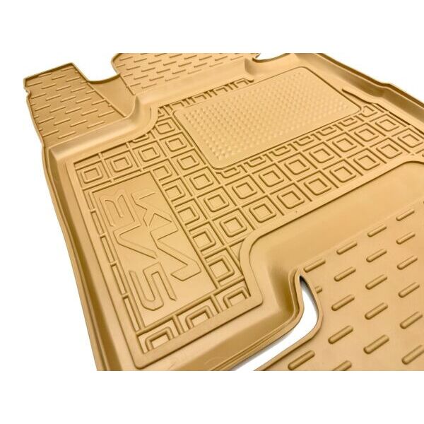 Автомобильные коврики в салон Kia EV5 2024- бежевые (AVTO-Gumm)