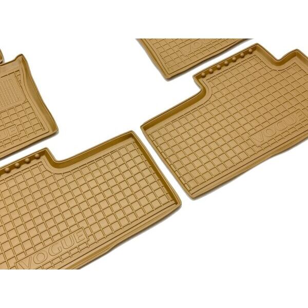 Автомобильные коврики в салон Range Rover 2002-2012 бежевые (AVTO-Gumm)