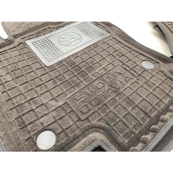 Гібридні килимки в салон Skoda Octavia A7 2013- (AVTO-Gumm)