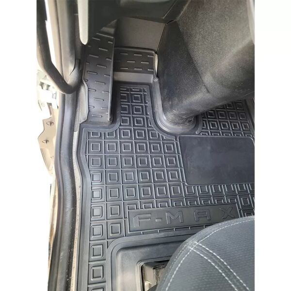 Килимки в салон Ford F-Max 2018- гумові, чорні (AVTO-Gumm)