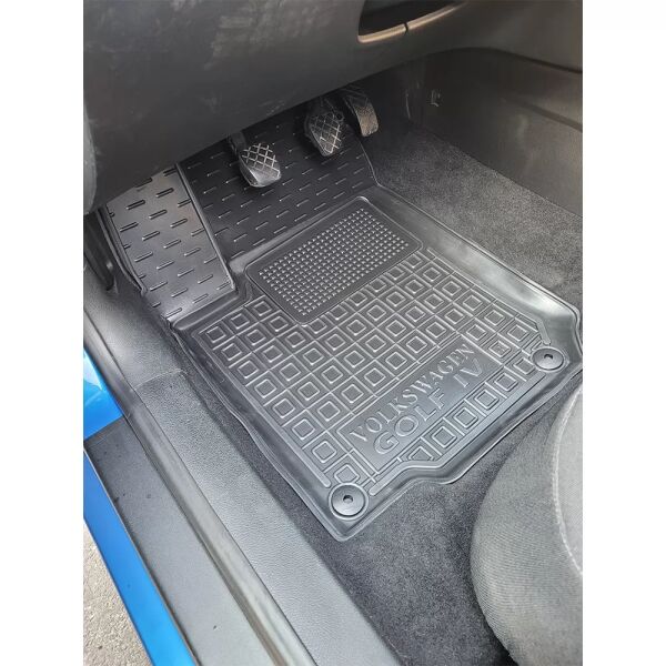 Коврики в салон Volkswagen Golf 4 1998-2003 резиновые, чёрные (AVTO-Gumm)