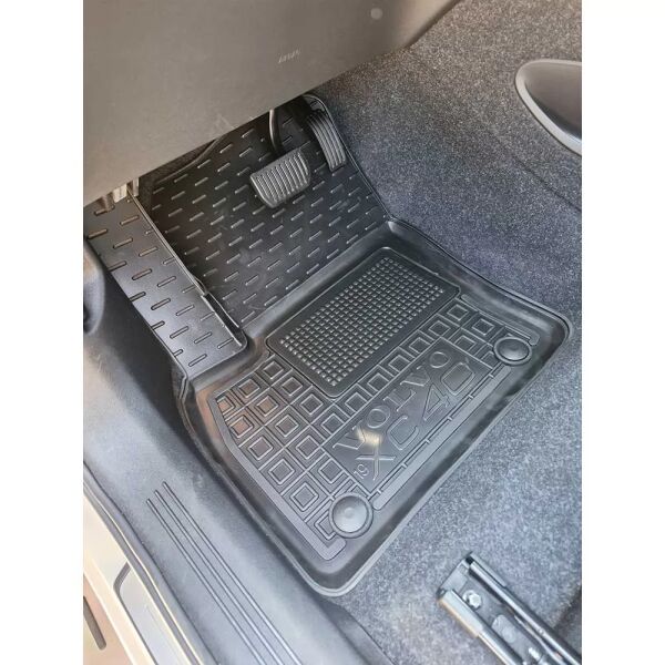 Килимки в салон Volvo XC40 Recharge 2020- гумові, чорні (AVTO-Gumm)