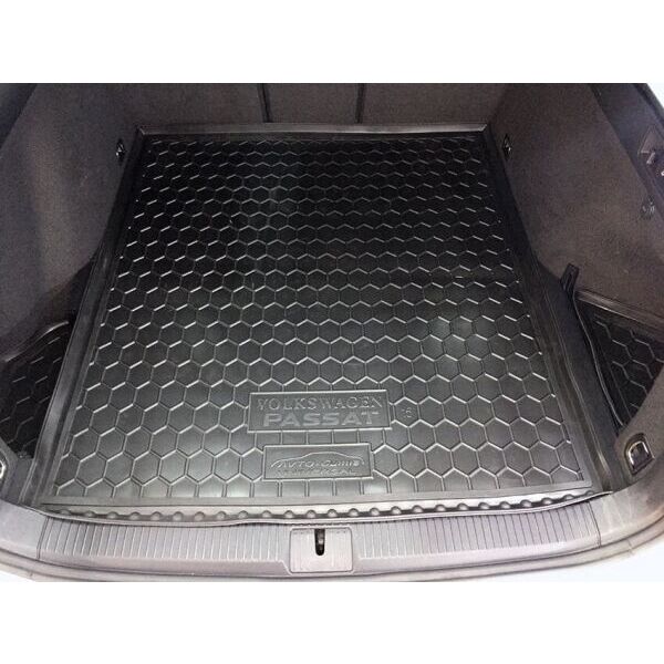 Автомобильный коврик в багажник Volkswagen Passat B8 2015- (Universal) (Avto-Gumm)