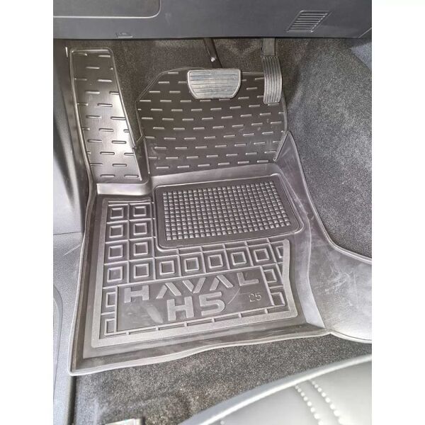Килимки в салон Haval H5 2024- гумові, чорні (AVTO-Gumm)