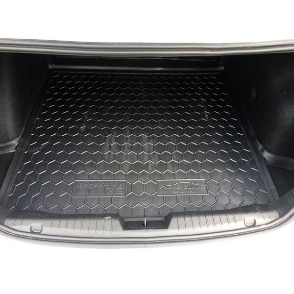 Автомобільний килимок в багажник Chevrolet Cruze 2009- Sedan (Avto-Gumm)