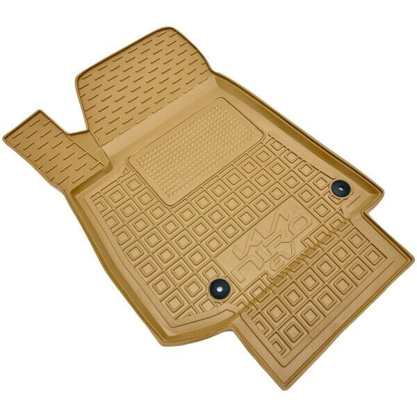 Автомобильные коврики в салон Kia Niro 2022- EV бежевые (AVTO-Gumm)