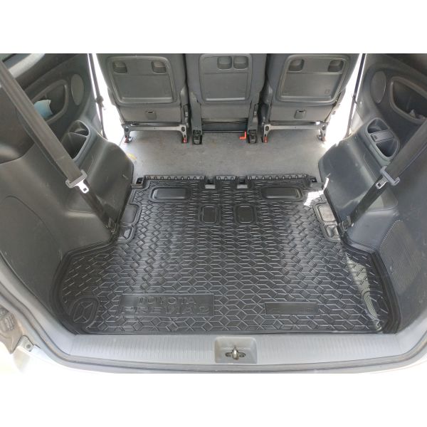 Автомобильный коврик в багажник Toyota Previa 2000-2006 6-7 мест (Avto-Gumm)