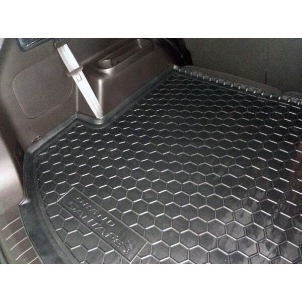 Автомобильный коврик в багажник Hyundai Grand Santa Fe 2013- Base (Avto-Gumm)